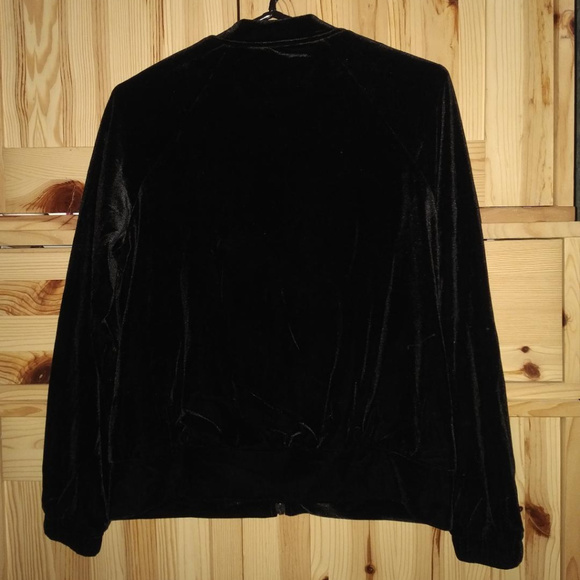 Hazel Embroidered Velvet Bomber Jacket NEW - Picture 5 of 7